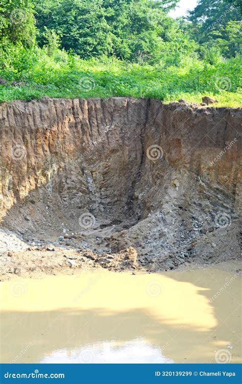 Deep Pit In The Ground. Digging A Hole. Water Well Drilling, Dig A Well For Water, Groundwater ...
