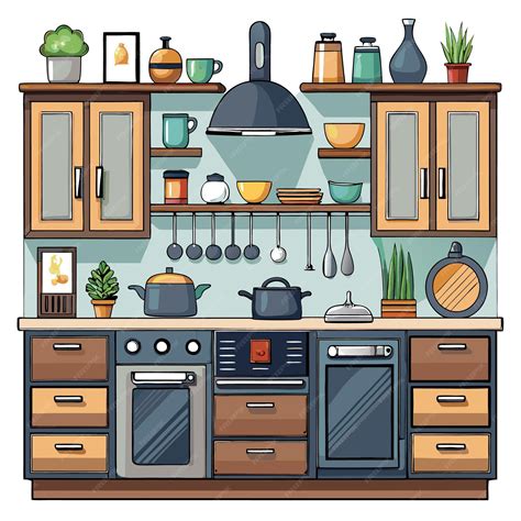 Kitchen Cartoon 的图像结果