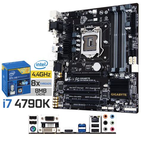Gigabyte High-Performance Unlock Combo Kit: i7-4790K + B85M-D3H-A ...