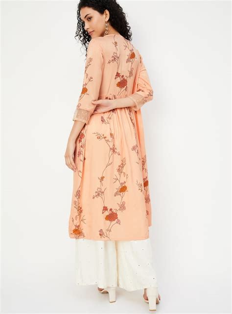 Buy Women Floral Printed A-line Kurta Online at just Rs. 999.0 ...