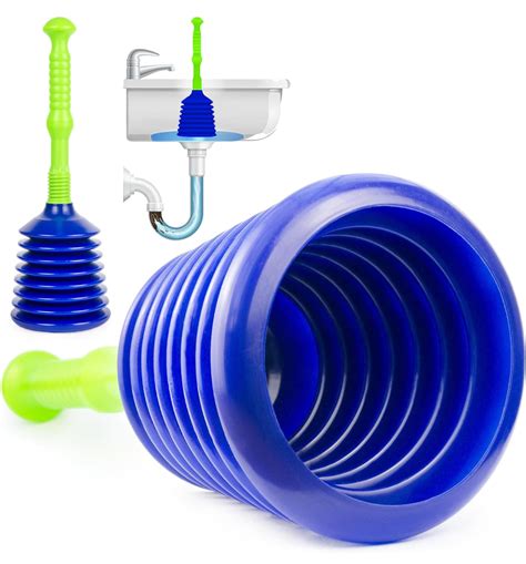 Luigi's Large Sink Plunger - Shower Drain Clog Remover - for Clogged ...