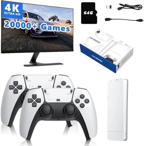 V20 - RETRO GAMESTATION- WIRELESS JOYSTICK- FULL HD GAMING - 20,000+ G ...