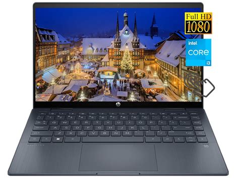 HP 2023 Pavilion 2-in-1 14 FHD LED Touchscreen Upgraded Laptop, Intel ...
