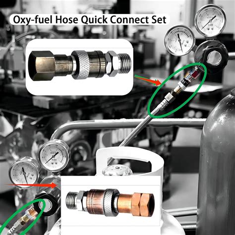 YBMTE Upgraded Oxy Acetylene Quick Connects, Oxy-fuel to India | Ubuy