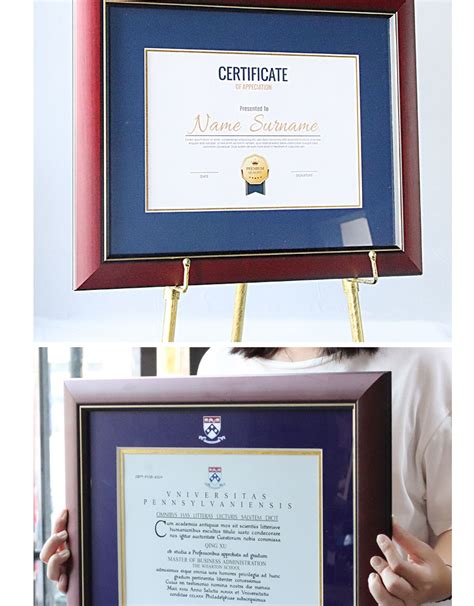 批发A4实木装裱画框国外毕业证证书框荣誉木质相框挂墙营业执照框-阿里巴巴