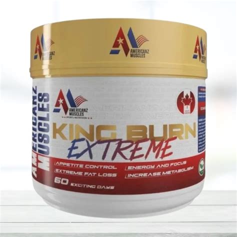 Americanz Muscles King Burn Extreme Fat Burner 60 Capsules – The Muscle ...