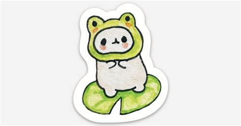 Frog Hammy Sticker by Seenee Scribbles | Sydney LaCom | Die cut ...