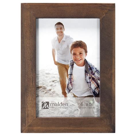 Malden International Designs 809-46 4X6 Stone Walnut Linear : Amazon.in ...