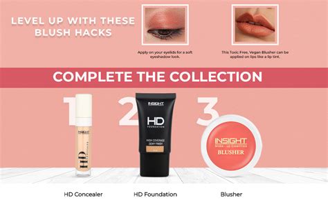 Buy INSIGHT Blusher | Blendable Formula | Natural Dewy Finish | Creamy ...