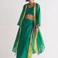 COLOUR BLOCKED APPLIQUE' AND CUTWORK JACKET – ikaibyraginiahuja.com