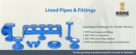 PTFE Lined Pipe Manufacturers in Vadodara | Transflow