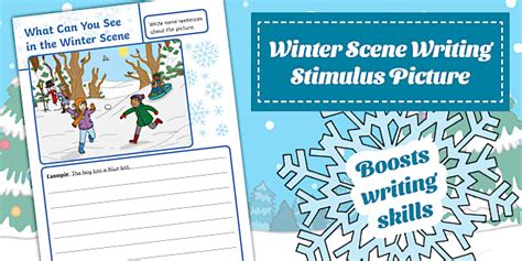 Winter Scene Writing Stimulus Picture