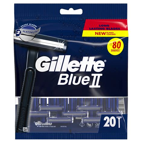 Gillette Blue II Razors 20 Pack (20 Piece) - Storefront EN