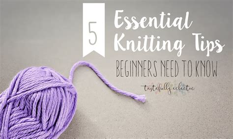 Image result for Basic Knitting Tips