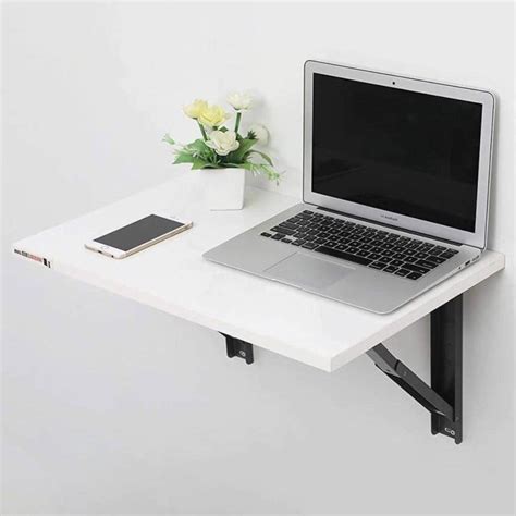 Mini Wall-Mounted iDesk with Laptop Riser Stand – InvisibleBed.com