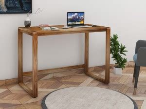 Wood Mania Solid Wood Study Table Price in India - Buy Wood Mania Solid ...