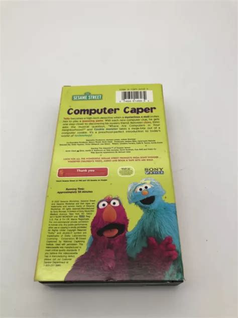 Image result for Sesame Street Computer Caper Menu