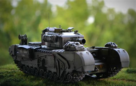 Wallpaper toy, tank, model, heavy, infantry, Churchill, Churchill MKIII ...