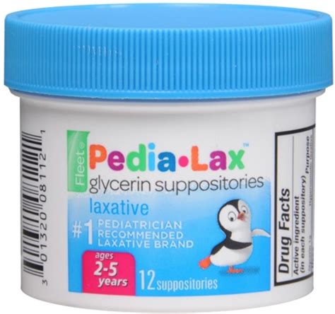 Amazon.com: Glycerin Suppositories Laxative (For Children from 2- 6 years old) Pack of 2 (total ...