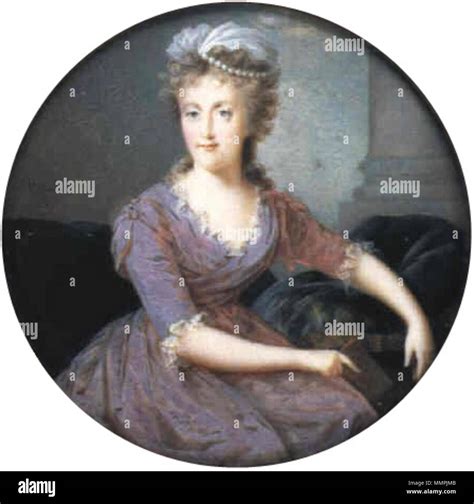 . Portrait of Maria Carolina of Austria (1752-1814) . circa 1790. Dun ...