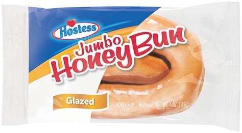 Hostess Jumbo Glazed Honey Buns 6/ 4oz | Frank Silva & Sons