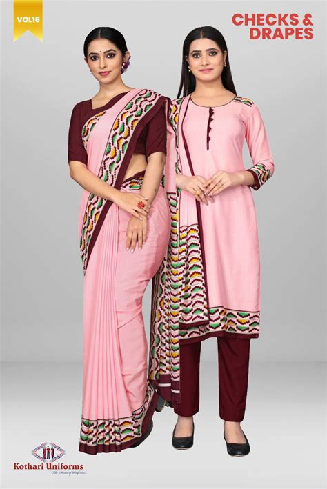 IQ11C - Saree Salwar Uniform Combo | Kothari Uniforms | Indian Queen