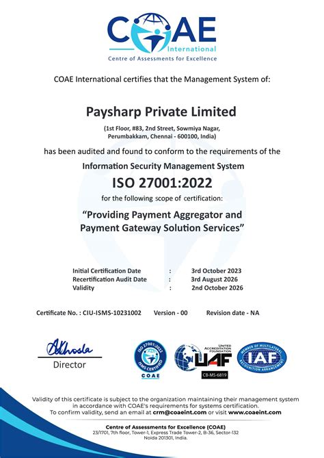 ISMS Policy - Paysharp