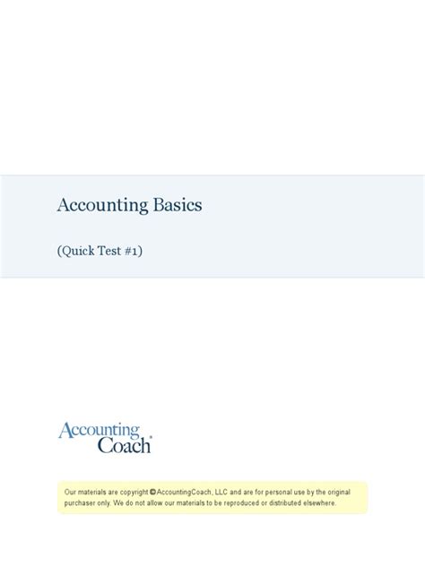 Accounting Basics Lesson 1 的图像结果