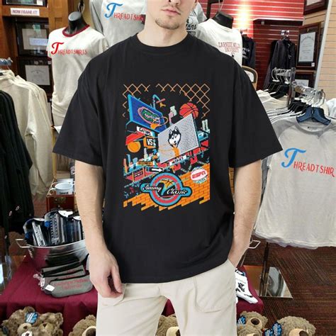 Florida Vs Uconn Jimmy V Classic Espn College Basketball 2025 T-Shirt ...