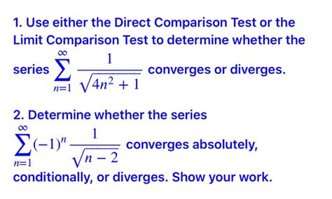 Image result for Direct Comparison Test Examples