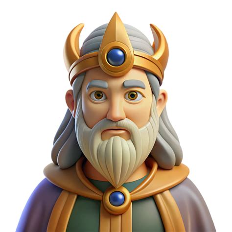 inspired tropical Odin, Norse god of wisdom, one-eyed, NO BACKGROUND ...