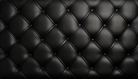 Black leather upholstery on the headboard or sofa | Premium AI ...