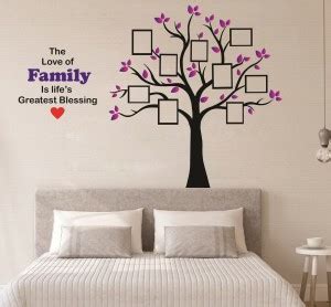 LANSTICK 121.92 cm FAMILY TREE AND LOVE OF FAMILY QUOTE STICKER Self ...