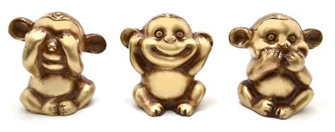 Buy The Three Musketeers Monkey Set Brass Showpiece Online at Best Price