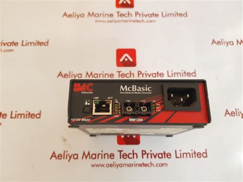 Imc networks mcbasic 10/100 fast ethernet media converter mm1300 ...