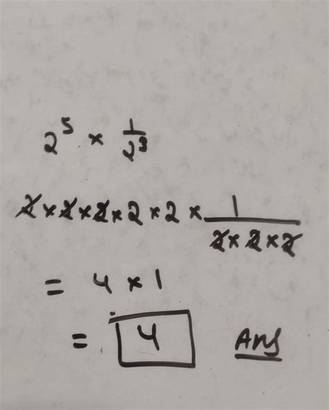 2 kipower -5 multiply 1upon2 ki power 3 - Brainly.in