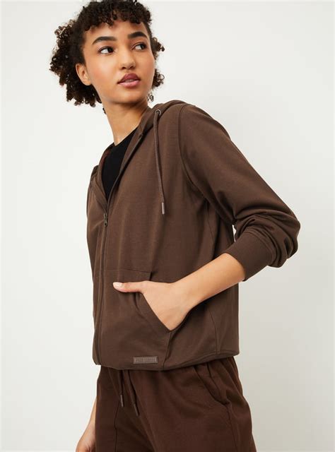Buy Women Solid Hooded Sports Jacket Online at just Rs. 799.0 ...