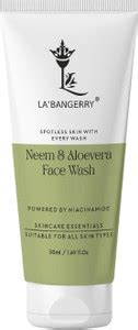La'bangerry Neem & Aloevera With Niacinamide 50 ml Face Wash - Price in ...