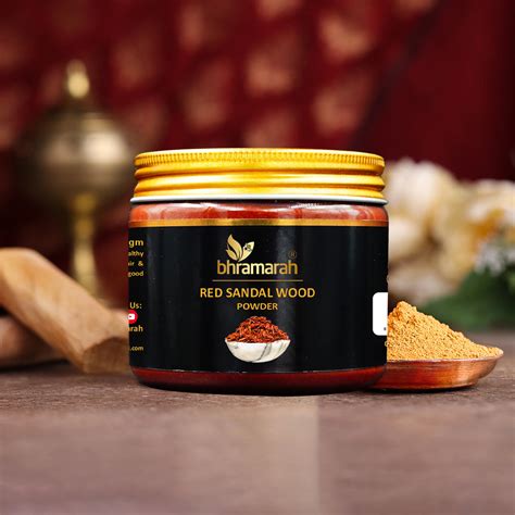RED SANDALWOOD POWDER(90GRAM) – Bhramarah