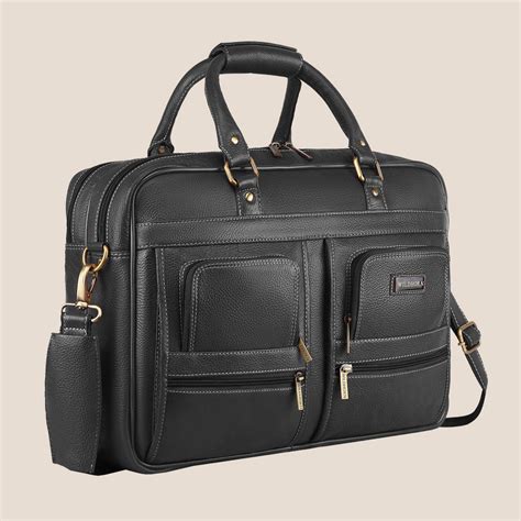 CAMBRIDGE Leather Laptop Messenger Bag for Men – WILDHORN