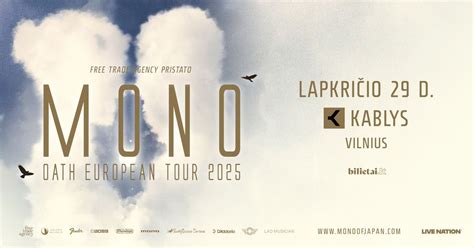 MONO - Oath European Tour 2025 - Vilnius, Kablys + Kultūra, Vilnius, 29 ...