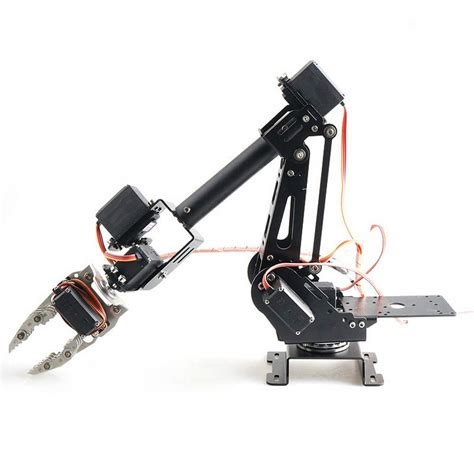 Buy KKmoon 7 DOF Metal Claw Robotic Arm with Servo DIY Kit Mechanical ...