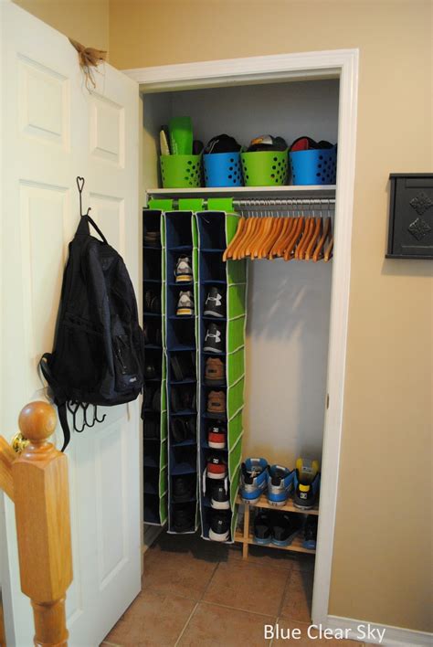 Entry Closet Organization Ideas - Country Home Design Ideas