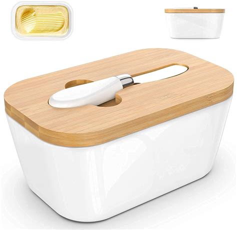 Buy Wrolavi® Butter Dishes Box, Heavy Porcelain Butter Box, Butter Dish ...