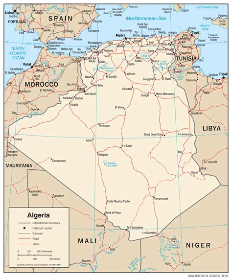 Maps of Algeria | Map Library | Maps of the World