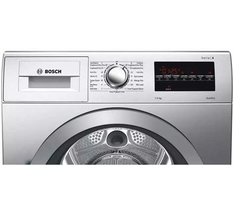 Buy Bosch 7 kg Fully Automatic Condenser Tumble Dryer WTG86409IN Silver ...