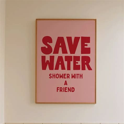 Buy Save Water Poster Online In India - Etsy India