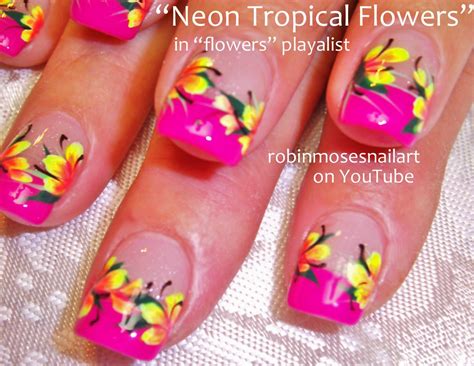 Nail Art by Robin Moses: Cutest Nail Art, cutest Neon Bright Spring ...