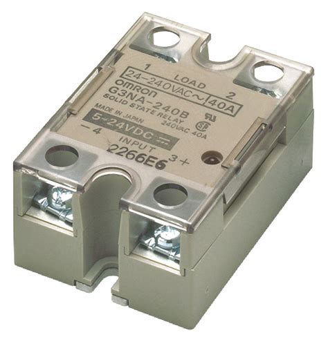 OMRON Solid State Relay, Input or Control Voltage 5 to 24V DC - 56GL29 ...