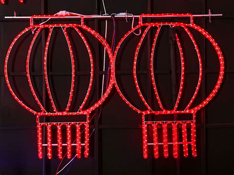 高2米 宽1.6米 白龙 LED图案灯，LED龙形造型灯 LED灯杆图案灯-中山市龙捷灯饰厂